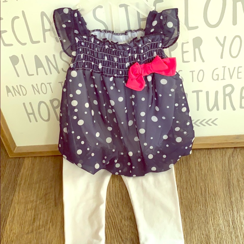 Blue and white pants (infant)